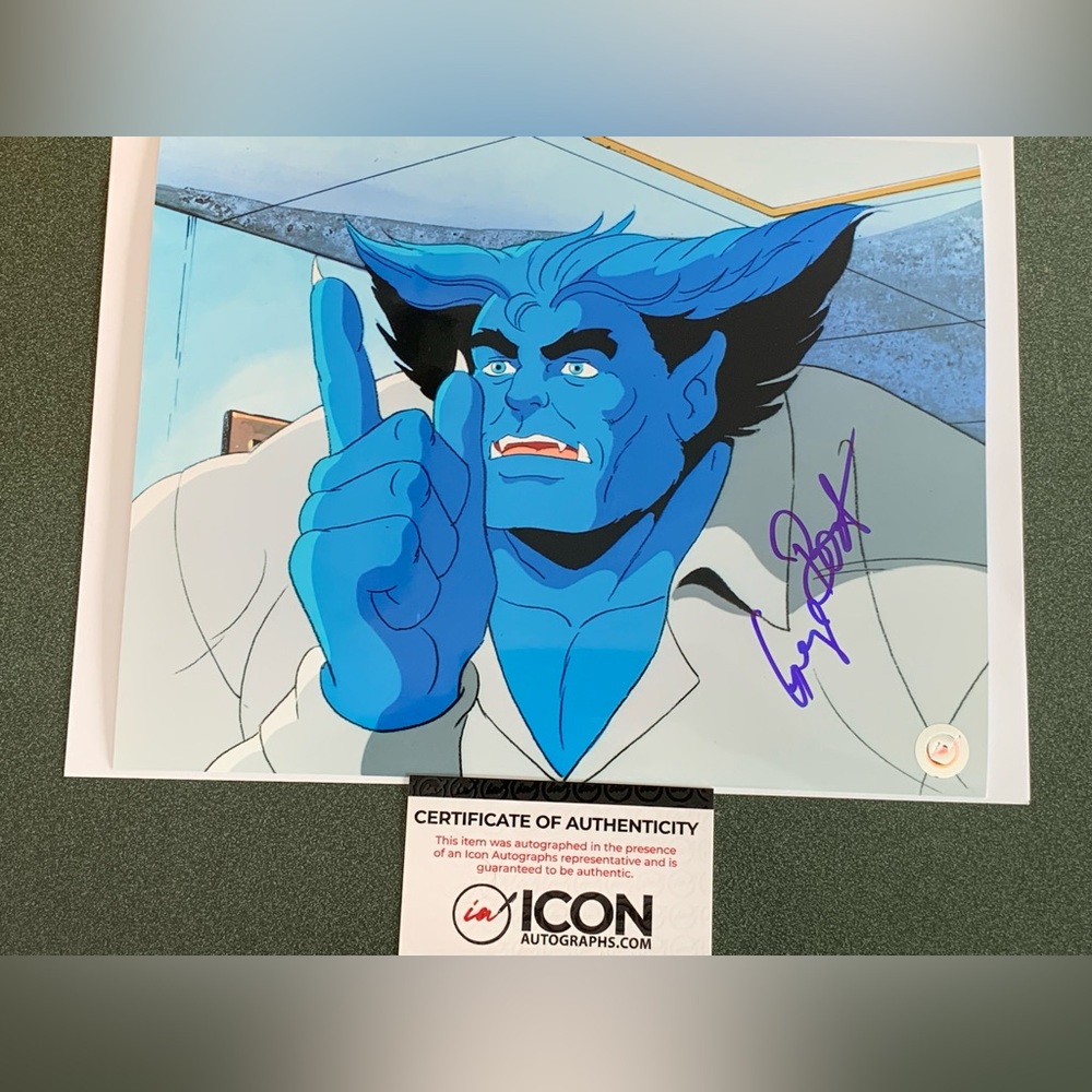 GEORGE BUZA AUTOGRAPHED BEAST X-MEN 8X10